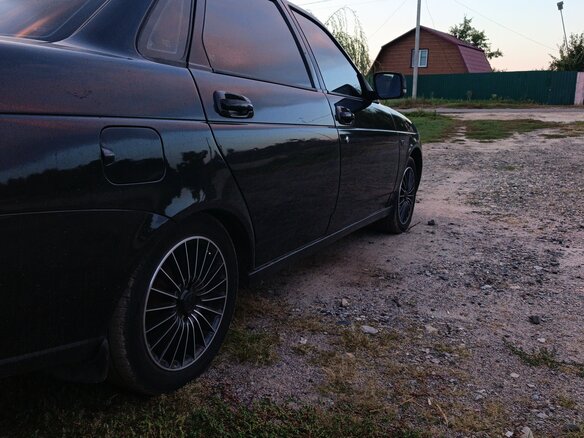 2012 Lada (ВАЗ) Priora I, чёрный, 450000 рублей - вид 3