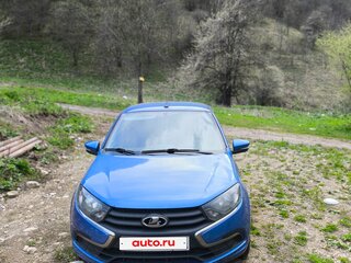 2019 Lada (ВАЗ) Granta I Рестайлинг, синий, 400000 рублей, вид 1