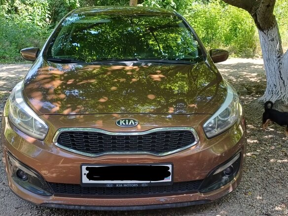 2016 Kia Ceed II Рестайлинг, коричневый, 995000 рублей - вид 2