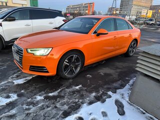 2017 Audi A4 V (B9), оранжевый, 1830000 рублей, вид 1