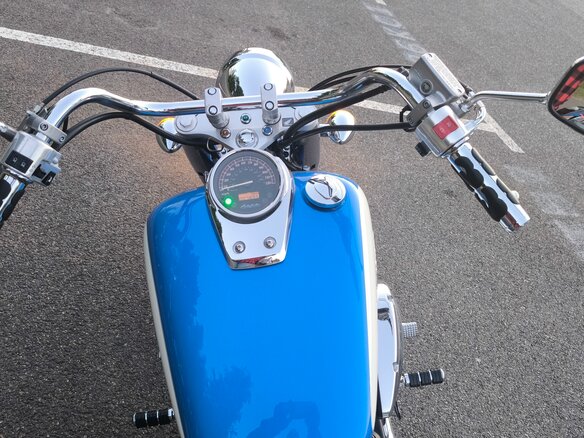 2022 Honda Shadow 750, синий, 650000 рублей - вид 12