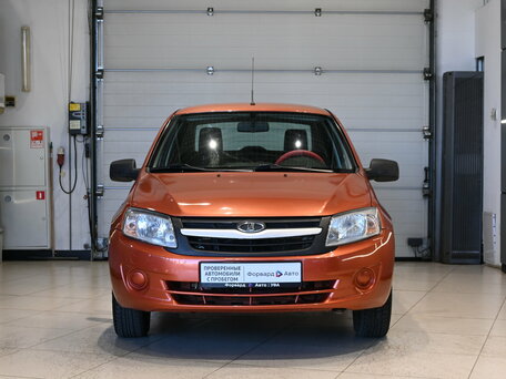 2014 Lada (ВАЗ) Granta I, оранжевый, 325000 рублей, вид 2