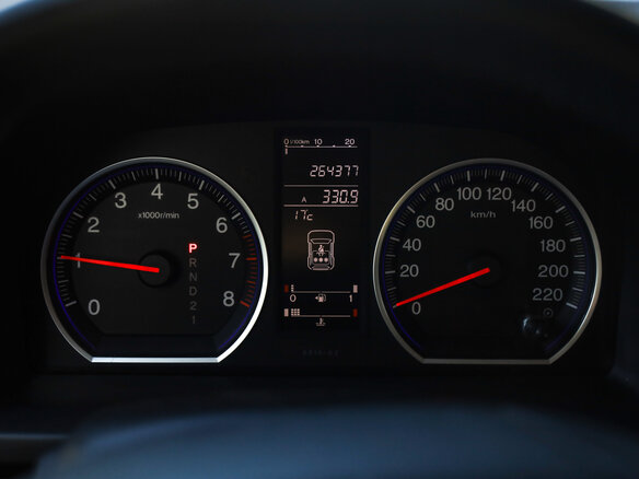 2008 Honda CR-V III, серый - вид 15
