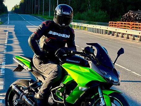 2011 Kawasaki Z 1000SX, зелёный, 680000 рублей, вид 1