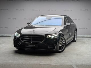 2021 Mercedes-Benz S-Класс 450 Long 4MATIC VII (W223), чёрный, 12990000 рублей, вид 1