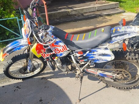1998 Honda CRM 250, белый, 215000 рублей, вид 2