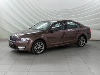 2013 Skoda Octavia III (A7), коричневый, 1193000 рублей, вид 3