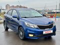 2015 Kia Rio III Рестайлинг, синий - вид 2