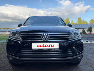 2016 Volkswagen Touareg II Рестайлинг, чёрный, 3050000 рублей, вид 1