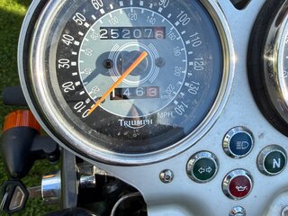 2003 Triumph Bonneville T100, зелёный, 375000 рублей, вид 5