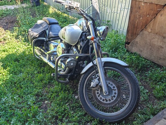 2000 Yamaha XVS400 Drag Star, белый, 350000 рублей