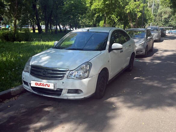 2014 Nissan Almera III (G15), белый, 290000 рублей