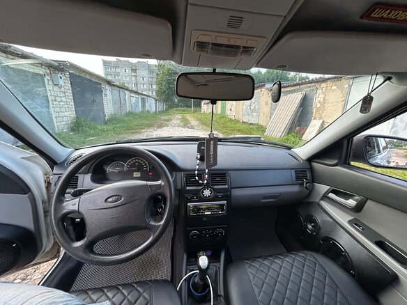 2012 Lada (ВАЗ) Priora I, белый, 425000 рублей - вид 10
