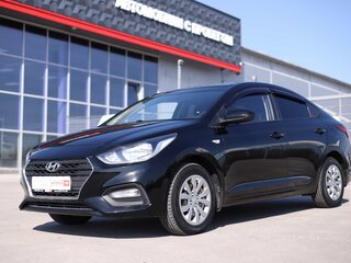2018 Hyundai Solaris II, чёрный, 1447960 рублей, вид 1