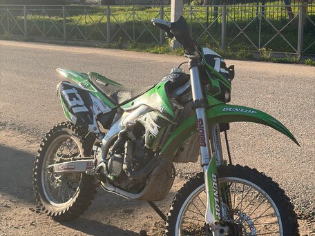 2008 Kawasaki KLX 450, зелёный, 400000 рублей, вид 1