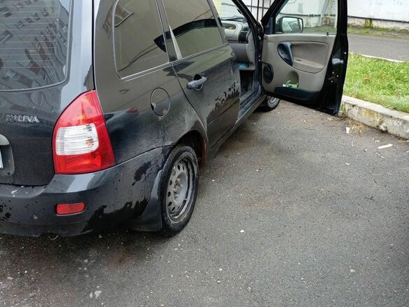 2010 Lada (ВАЗ) Kalina I, чёрный, 150000 рублей - вид 2