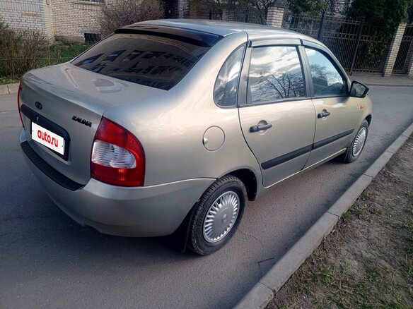 2005 Lada (ВАЗ) Kalina I, бежевый, 220000 рублей - вид 3