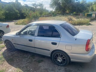 2008 Hyundai Accent ТагАЗ II, серебристый, 370000 рублей, вид 4