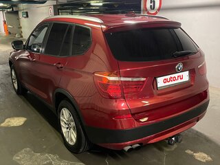 2012 BMW X3 28i xDrive II (F25), красный, 1650000 рублей, вид 4