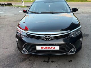 2017 Toyota Camry VII (XV50) Рестайлинг 2, чёрный, 1650000 рублей, вид 2