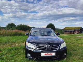 2011 Toyota Camry VI (XV40) Рестайлинг, чёрный, 1350000 рублей, вид 2