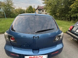2007 Mazda 3 I (BK) Рестайлинг, синий, 400000 рублей, вид 2