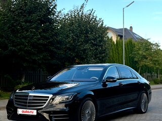 2018 Mercedes-Benz S-Класс 560 Long VI (W222, C217) Рестайлинг, чёрный, 4520000 рублей, вид 3