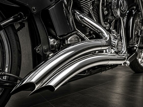 1999 Harley-Davidson Springer Softail, чёрный - вид 9