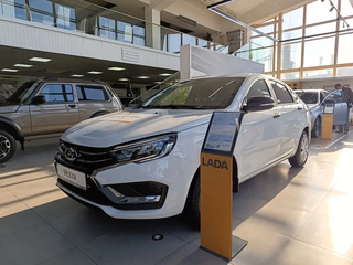 2026 Lada (ВАЗ) Vesta CNG I Рестайлинг (NG), белый, 1876000 рублей, вид 1
