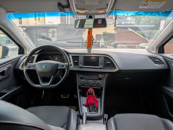 2013 SEAT Leon III, синий, 1195000 рублей - вид 10