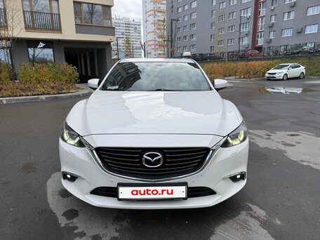 2018 Mazda 6 III (GJ) Рестайлинг, белый, 2300000 рублей, вид 2