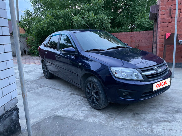 2017 Lada (ВАЗ) Granta I, синий, 700000 рублей - вид 1