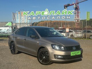 2019 Volkswagen Polo V Рестайлинг, бежевый, 1469000 рублей, вид 1