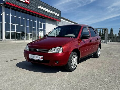 2008 Lada (ВАЗ) Kalina I, красный, 210000 рублей, вид 1
