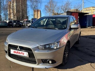 2012 Mitsubishi Lancer X Рестайлинг, серебристый, 950000 рублей, вид 1