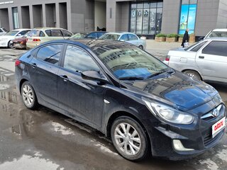2011 Hyundai Solaris I, чёрный, 750000 рублей, вид 1