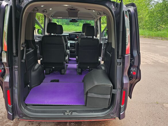 2015 Honda Stepwgn V, фиолетовый, 2050000 рублей - вид 15