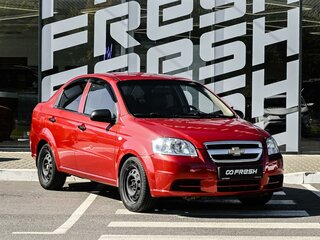 2009 Chevrolet Aveo I Рестайлинг, красный, 439000 рублей, вид 1