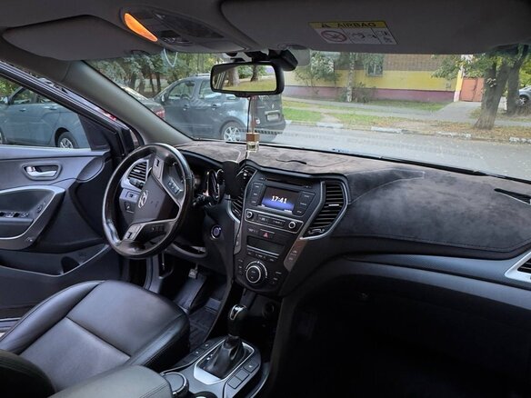 2017 Hyundai Santa Fe III Рестайлинг, коричневый, 2750000 рублей - вид 13