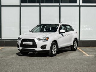2014 Mitsubishi ASX I Рестайлинг, белый, 1070000 рублей, вид 1