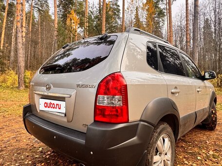 2008 Hyundai Tucson I, серебристый, 705000 рублей, вид 4