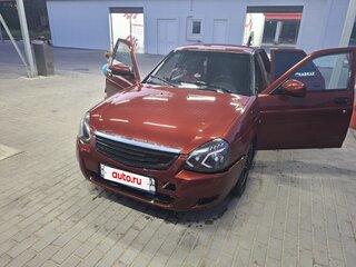 2009 Lada (ВАЗ) Priora I, красный, 350000 рублей, вид 2