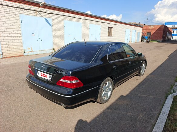 2004 Lexus LS 430 III Рестайлинг, чёрный, 897200 рублей - вид 4