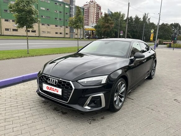 2022 Audi A5 Sportback 40 TFSI II (F5) Рестайлинг, чёрный, 4750000 рублей