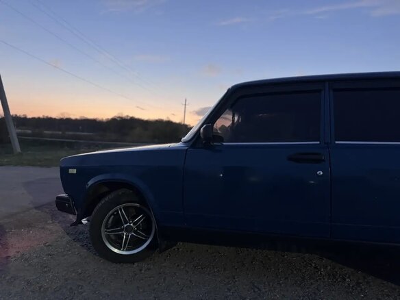 2008 Lada (ВАЗ) 2107, синий, 170000 рублей - вид 6
