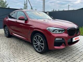 2019 BMW X4 30d II (G02), красный, 4950000 рублей, вид 1