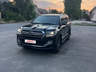 2019 Toyota Land Cruiser 200 Series Рестайлинг 2, чёрный, 7400000 рублей, вид 2
