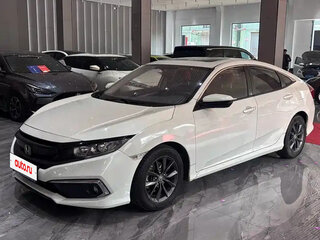 2019 Honda Civic X Рестайлинг, белый, 1102000 рублей, вид 1