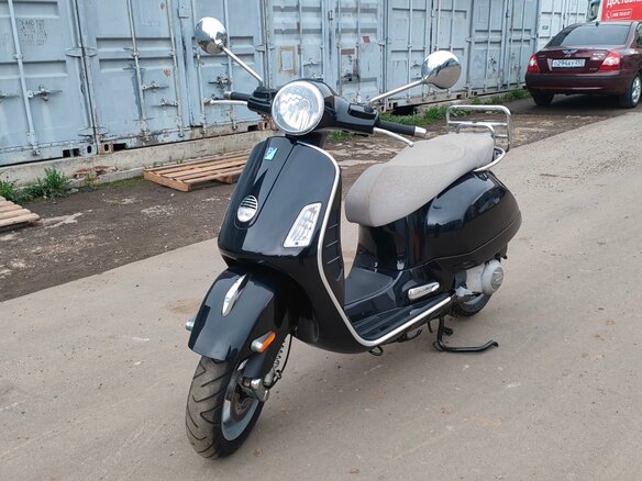 2012 Vespa GTS 250, чёрный, 399000 рублей