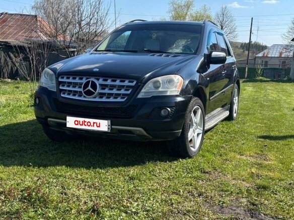2010 Mercedes-Benz M-Класс 350 II (W164) Рестайлинг, чёрный, 1550000 рублей
